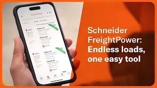 How Schneider FreightPower simplifies your freight search