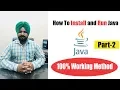 How to download and install java on windows 10 in hindi 100 working method Install JDK