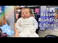 Reborn Road Trip Outing to Walmart Pack a Diaper Bag with Shopping with my Reborn Baby Doll