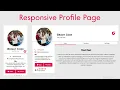 How To Create A Responsive User Profile Page Using