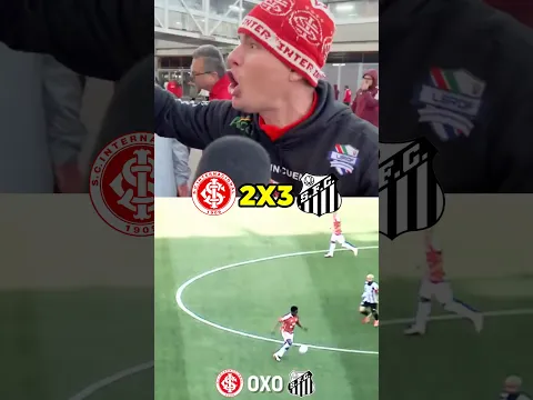 Torcida do Internacional vai a loucura! 😂