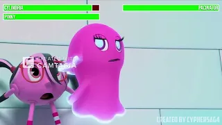 pac man vs pacinator with healthbars pac man and the ghostly adventure