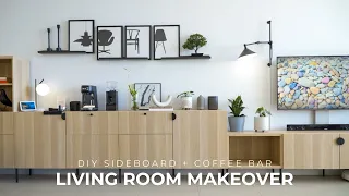 Download Living Room Makeover Pt.1 (DIY IKEA Sideboard Hack + Coffee Bar) MP3