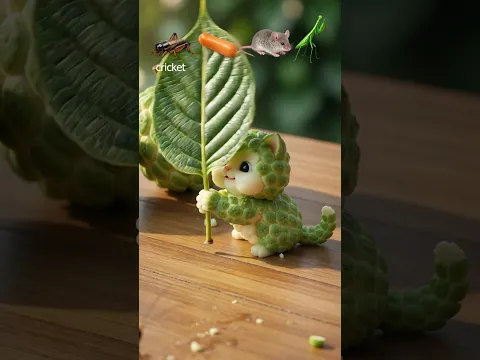 Beautiful custard apple cat 😻🐈🥭 Oddly satisfying ASMR #viral #funny #trendingshorts