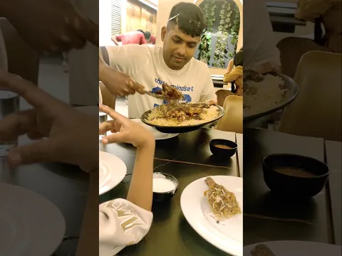 Arabian Mandi aur kandari Alpha khana Hai 😋😱 #shorts #minivolgs #Arabian #chicken