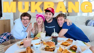 PRANK PHONE CALLS & READING CONFESSIONS + MUKBANG ft. SCOTT CARTER & SYDNEY