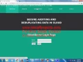 Secure Auditing and Deduplicating Data in Cloud