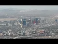 Flying over the Las Vegas Strip at Low Altitude