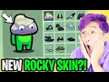 LankyBox Plays AMONG US But ROCKY Is An Imposter CUSTOM LANKYBOX ROCKY SKIN