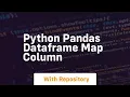python pandas dataframe map column