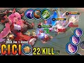 Download Lagu WTF DAMAGE!! New OP Build for Cici Insane 22 Kills!! - Build Top 1 Global Cici ~ MLBB