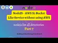 NodeJS API to list all Folder - S3 Bucket Like Service