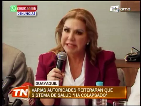 Varias autoridades reiterarán que sistema de salud ha colapsado