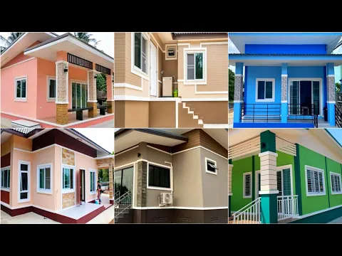 Download MP3 100 House Painting Colours Outside 2022 | Exterior Wall Paint Color Combinations Ideas | Wall Colour