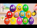 Download Lagu Satisfying Mini Rainbow Egg Pyramid Cake Recipe With SpongeBob Chocolate [4K] 🌈