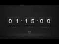 1 Hour 15 Minute Timer Silent Flip Clock Countdown