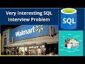 Walmart Interview SQL Question