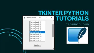 Scrollbar in tkinter Python tkinter tutorials in Urdu