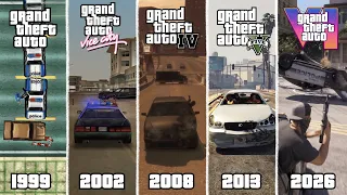 Police Chases: GTA 1 to GTA 6 (1997–2026) [Official Series Only]