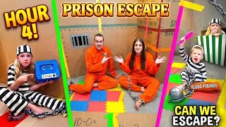 Family Box Fort Prison Escape!!! 1 Hour Compilation Remaster
