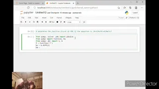 Engineering Problem in Partial Differential Equation using Python Jupyter Notebook