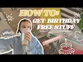 Where to get freebies on your birt ay How to where to grab free stuff in Austin Texas 2025 VLOG