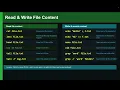 Linux Basic Command Lab5 Read and Write File