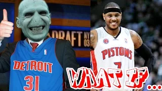 What If The Detroit Pistons Drafted Carmelo Anthony