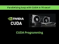 How to parallelize loops with NVIDIA CUDA