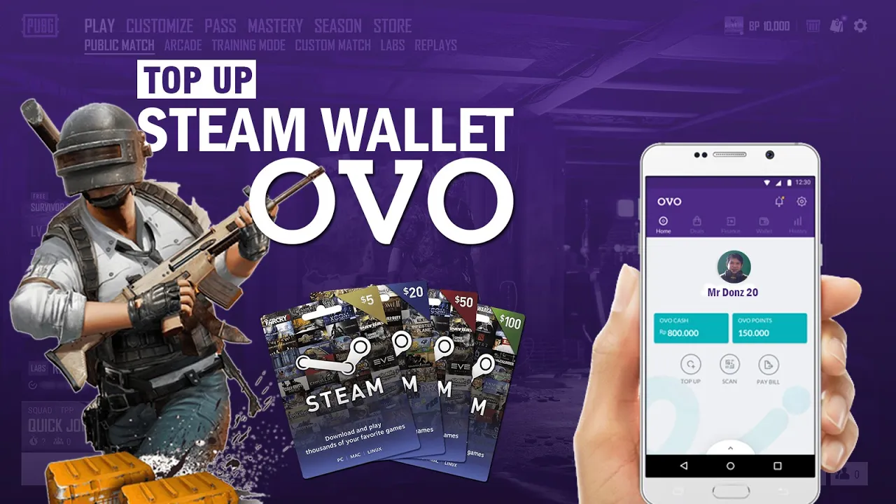 Cara Membeli Steam Wallet Dengan Pulsa + Cara Membeli Game/DLC Di Steam