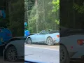 BMW convertible in an accident