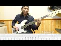 KANA-BOON - 盛者必衰の理、お断り ベース 弾いてみた TAB Bass Cover