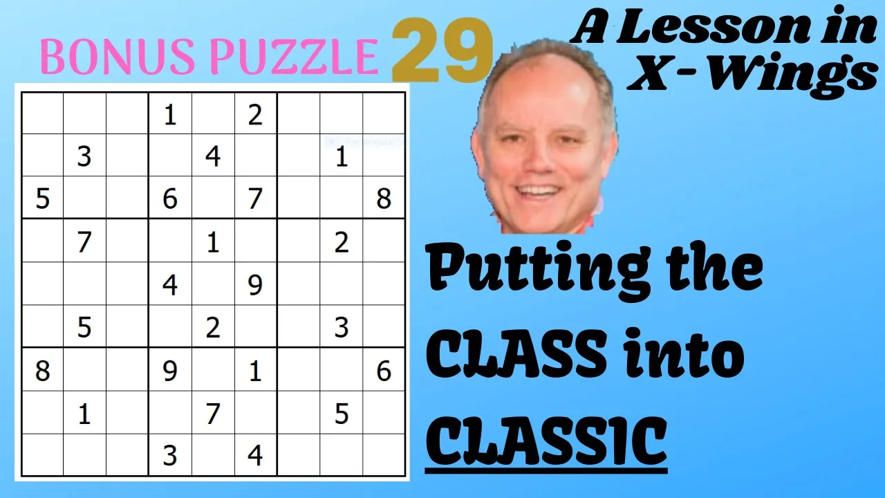 How to Find X-Wings: Classic Sudoku
