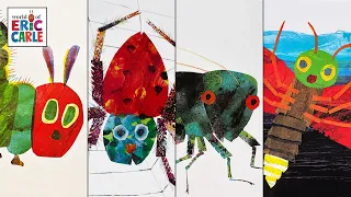 Download 4 Eric Carle Books | Compilation | Hungry Caterpillar, Busy Spider, Quiet Cricket, Lonely Firefly MP3