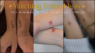 30 Matching Tattoo Ideas for couples Best Minimal Tattoo Designs