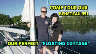 Tour our 1994 Beneteau 351. The “Perfect Floating Cottage”.  Sailing trip to Toronto Canada plan.