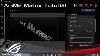 anime matrix tutorial zephyrus g14 rog