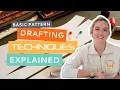 PATTERN CUTTING 101 Truing Walking Squaring Off Dart Closure Seams and more Explained