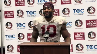 FSU Football Chris Jones on his love of physicality and the linebackers he is working with