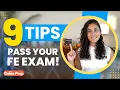 9 Best Tips to Pass the FE Exam on Your First Try