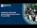 University of the Built Environment launch event at The Barbican