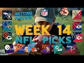 NFL Week 14 Picks Predictions SHARP Betting Analysis for Every Sunday Game