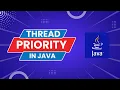 thread priority in java Priority of a Thread in Java getPriority setPriority methods java