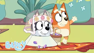 bluey in hindi fun with flower girls hindi cartoon for kids 
