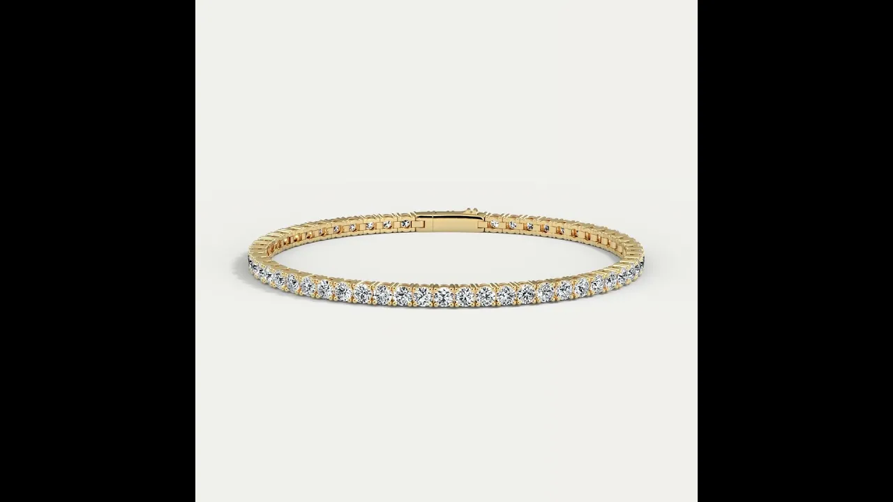 5 CTW Lab-Grown Diamond Tennis Bracelet in Sterling Silver