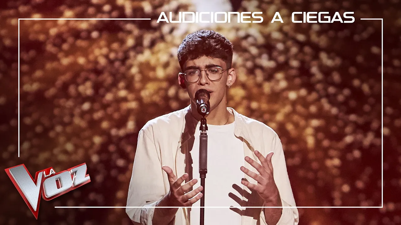 Álvaro Santos canta 'Tuyo' | Audiciones a ciegas | La Voz Antena 3 2022