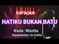 Download Lagu HATIKU BUKAN BATU - Karaoke || Iis Dahlia