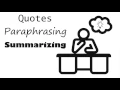 Identifying Plagiarism and How to Avoid it