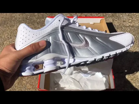 Download MP3 Nike SHOX r4 white unboxing *on feet*