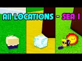 All Locations Spawn Fruit in Sea 1 - Actually Found in Blox Fruits